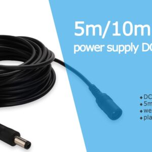 5M 10M Power Extension Cable 5.5mm x 2.1mm DC Standard Cord for CCTV Security Camera 7