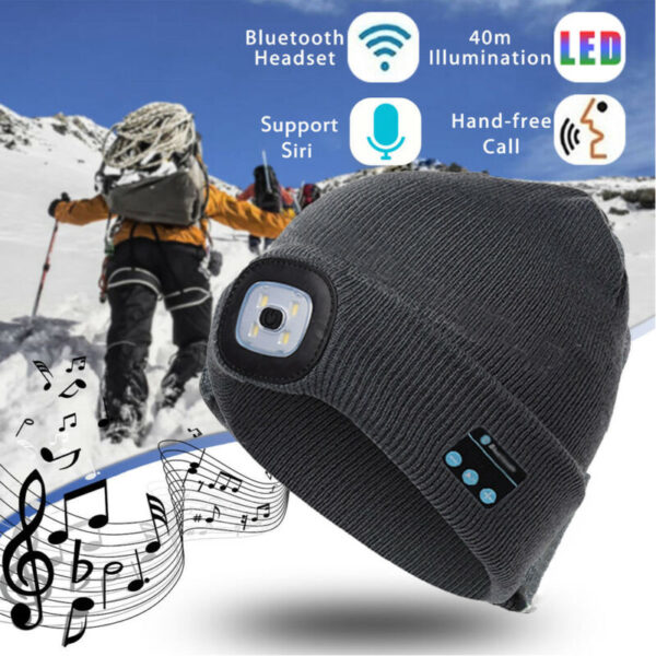 Sport Music Bluetooth 5.0 LED Hat 1