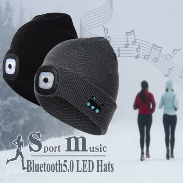 Sport Music Bluetooth 5.0 LED Hat 4