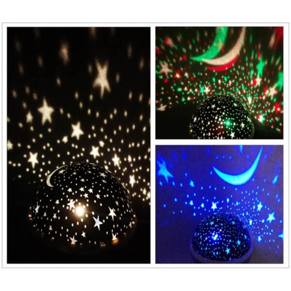 LED Rotating Star Projector Lighting Moon Starry Sky 5