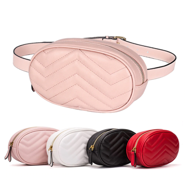 Fanny Pack Design Belt Bag Fashion Chest Bag  Phone Pocket PU Leather 1