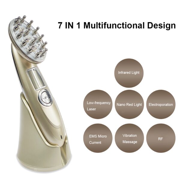 Electric Laser Hair Growth Comb Anti Hair Loss Brush 6