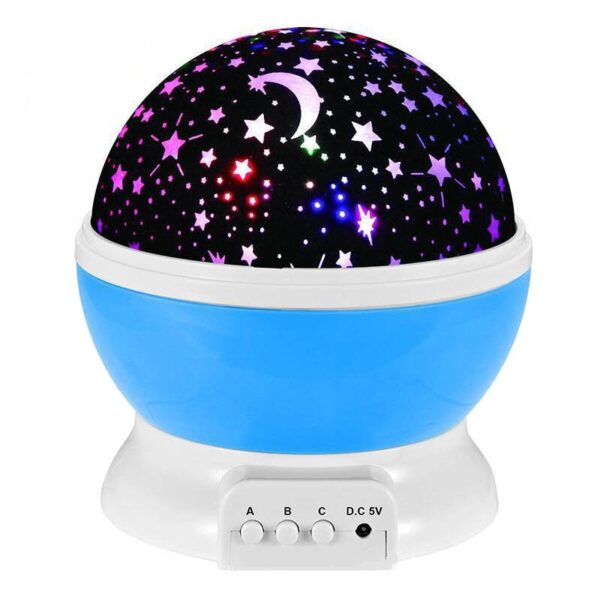 LED Rotating Star Projector Lighting Moon Starry Sky 6