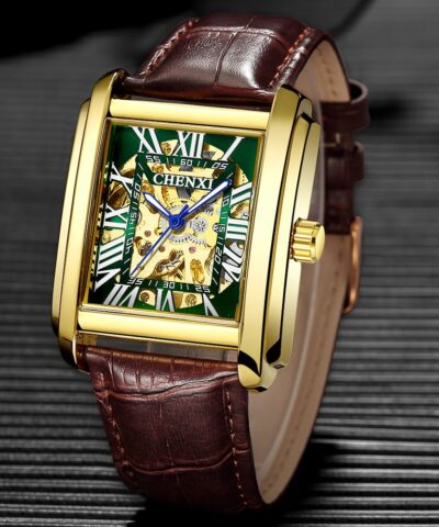 Luxury Automatic Watch Waterproof Skeleton Tourbillon Mechanical Wristwatch