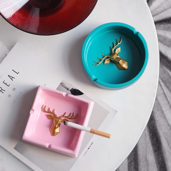 Deer Head Ashtray 2