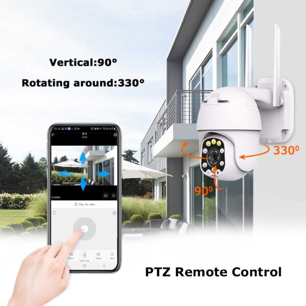 1080P PTZ IP Wifi Outdoor Dome Wireless Security Camera 3