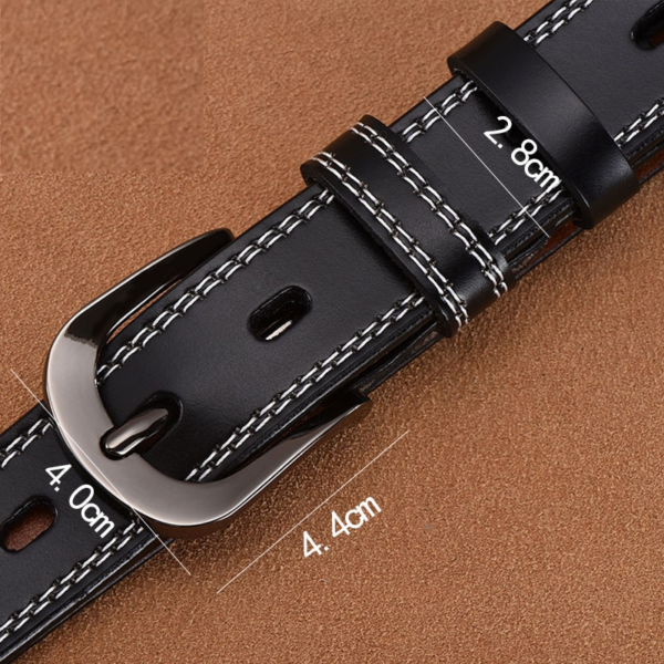 Genuine Leather Belts All-match Ladies Adjustable Belts 1