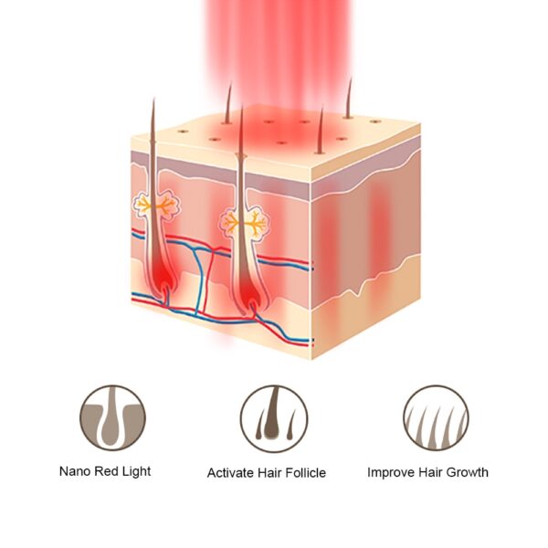 Electric Laser Hair Growth Comb Anti Hair Loss Brush 2