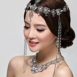Fashion Head Chain Wedding Tiara Bridal Hair Ornaments 9