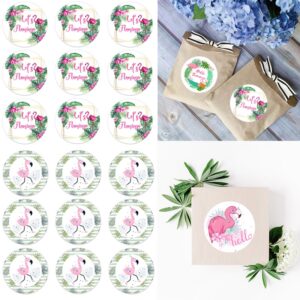 Hawaiian Party Decoration Stickers Gift Box Labels 1