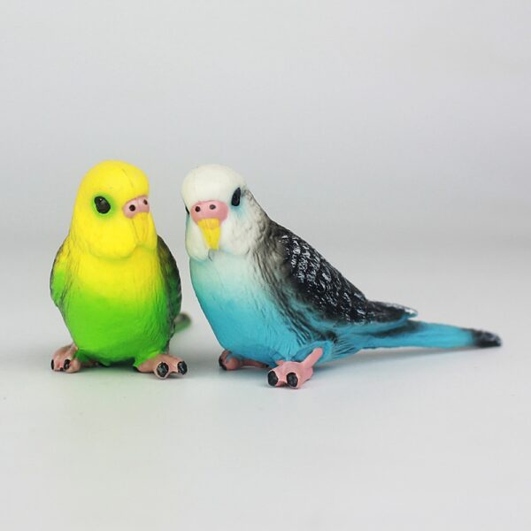 Creative Simulation Parrot Parakeet Miniature Landscape Ornament 1