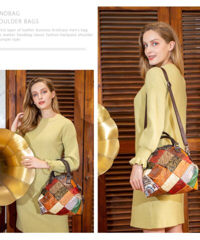 Genuine Leather Luxury Handbags for Women