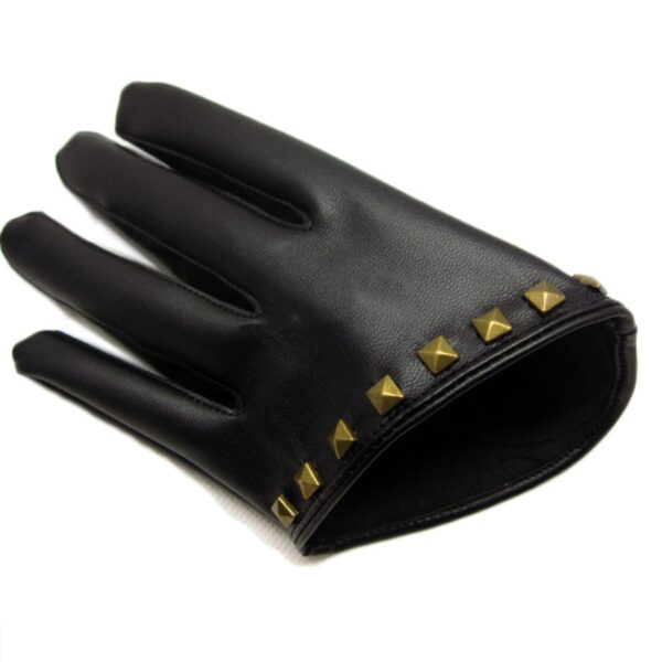 Personality Hip Hop Sunscreen Beading Fashion Gloves 2