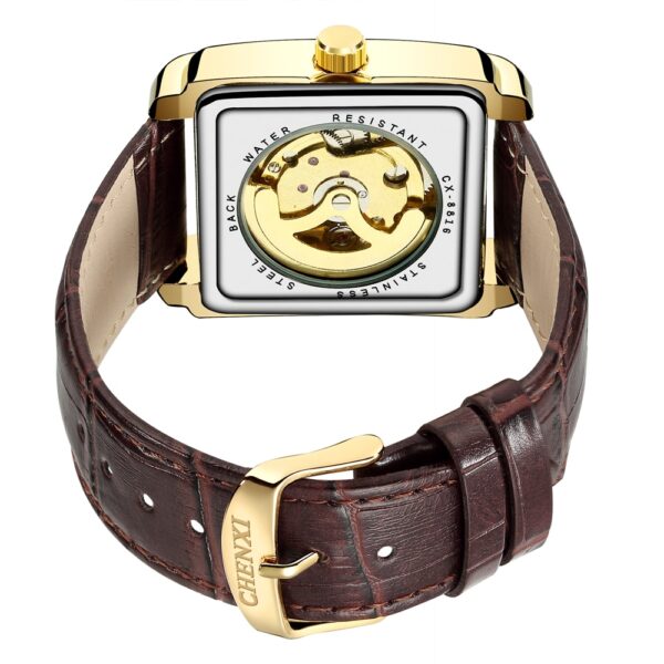 Luxury Automatic Watch Waterproof Skeleton Tourbillon Mechanical Wristwatch 5