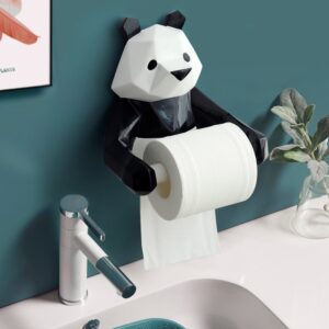 Panda Tissue Holder On Wall 1