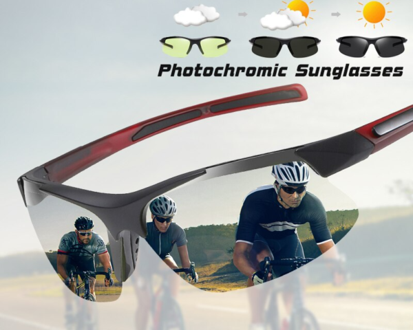 Photochromic Sunglasses Polarized Ultralight Windproof Sunglasses