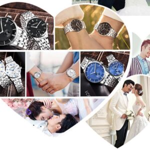 Stainless Steel Waterproof Couple Watches 18
