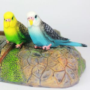 Creative Simulation Parrot Parakeet Miniature Landscape Ornament 2