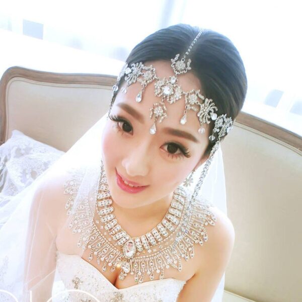 Fashion Head Chain Wedding Tiara Bridal Hair Ornaments 2