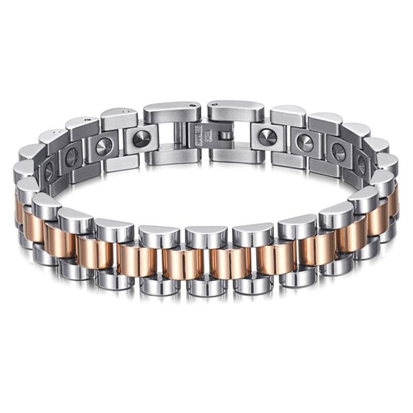 Pure Germanium Bracelet Popular Stainless Steel Health Magnetic Germanium Energy 3