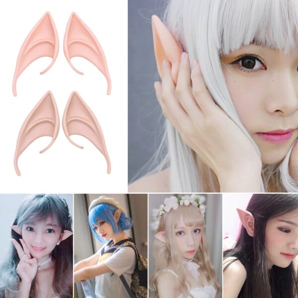 1Pair Cosplay Latex Fairy Angel Elf Ears 15