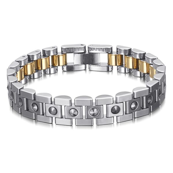 Pure Germanium Bracelet Popular Stainless Steel Health Magnetic Germanium Energy 4