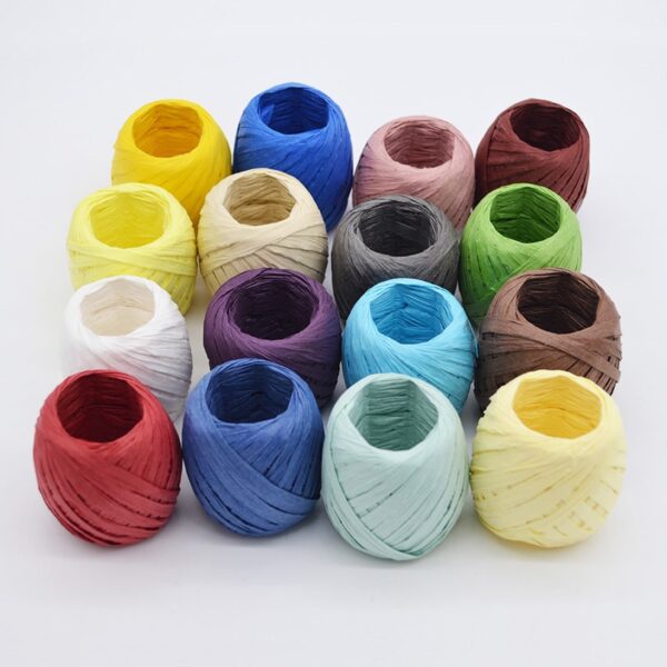 1 Roll 20 Meters Raffia Paper Ribbon Gift Wrapping  5