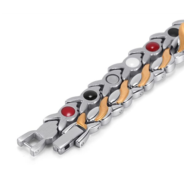 Charm Bracelet Germanium Link Chain Health Magnetic Bracelet Bio Energy Jewelry 6