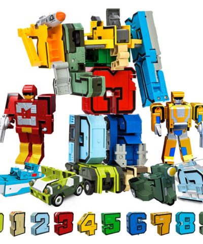 Creative Educational Blocks Number Transformation Robot