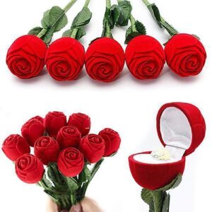 Romantic Rose Engagement Wedding Jewelry Gift Box 1