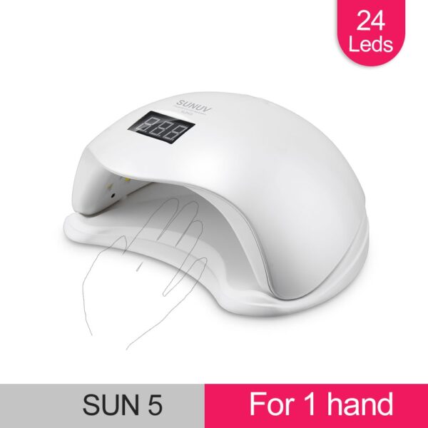 UV LED Lamp SUN5 Plus 48W Nail Dryer For Curing All Types Gel 3