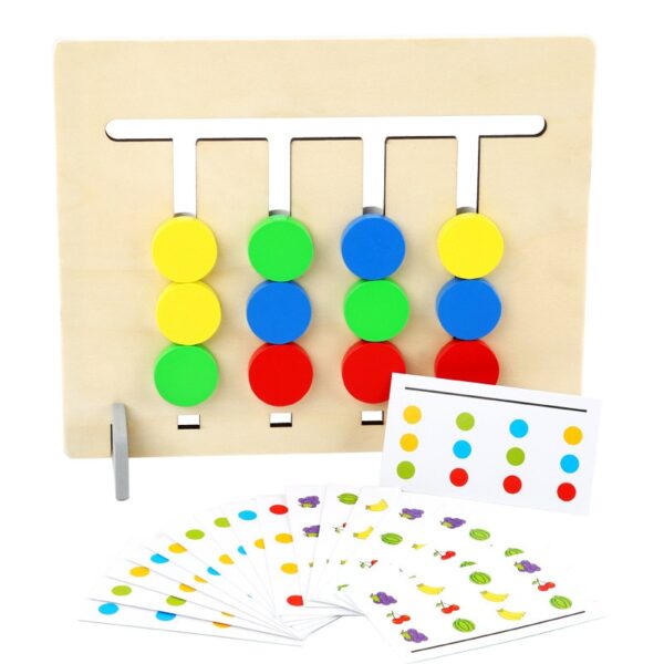 Colors and Fruits Double Sided Matching Game 3