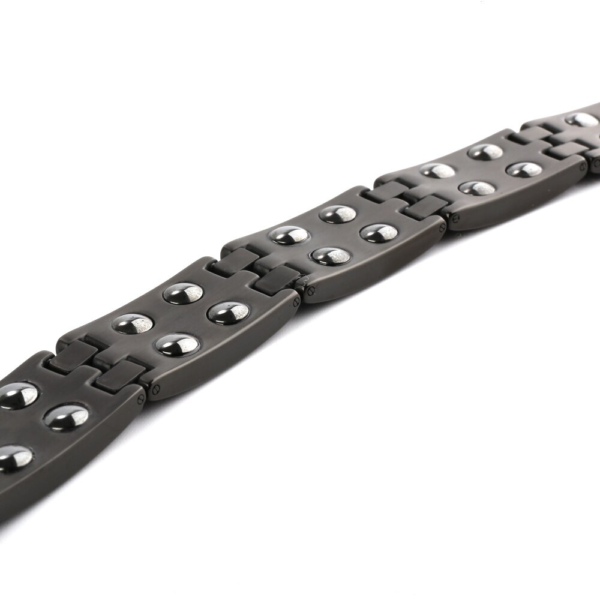 Carbon Fiber 100% Pure Titanium Magnetic Therapy Bracelet Improve Blood Circulation 5