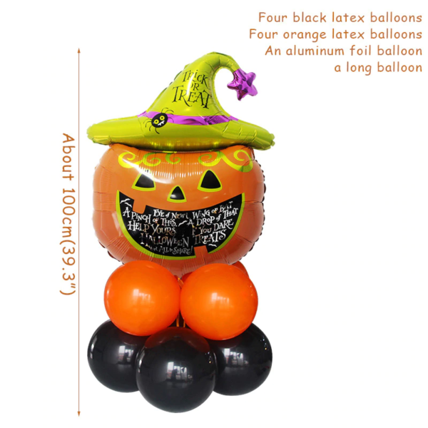 10Pcs Halloween Balloons Set 6