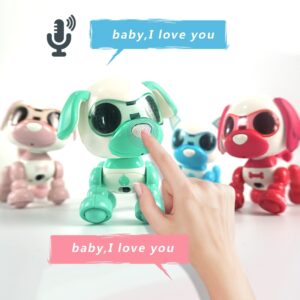 Smart Puppy Robot Dog Voice-Activated Touch Recording LED Eyes Sound Recording Sing Sleep 1