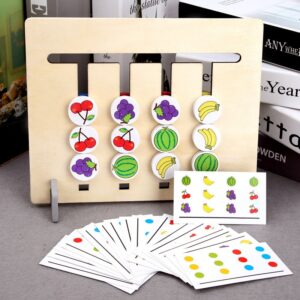 Colors and Fruits Double Sided Matching Game 2