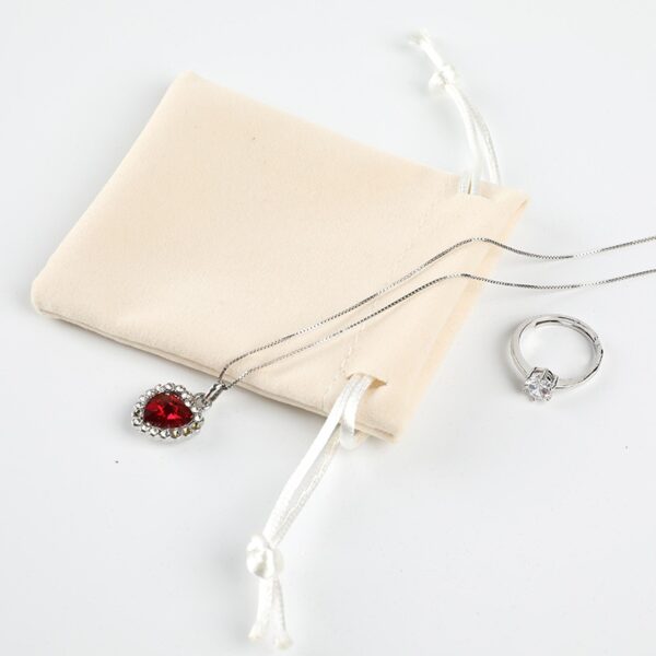 10Pcs/lot Ring Bracelet Packaging Drawstring Velvet Bags Jewelry Pouches 5
