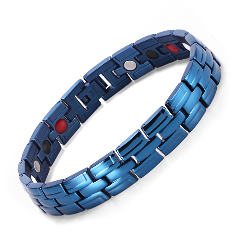 Stainless Steel Healing Magnetic Bracelets 4 Health Care Elements