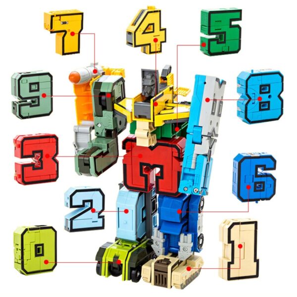 Creative Educational Blocks Number Transformation Robot 2