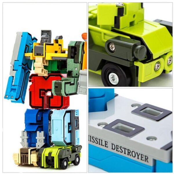 Creative Educational Blocks Number Transformation Robot 5