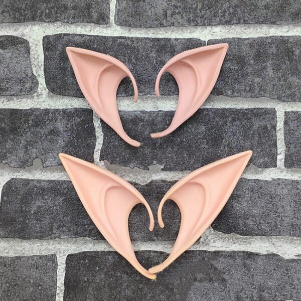 1Pair Cosplay Latex Fairy Angel Elf Ears 1