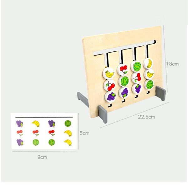 Colors and Fruits Double Sided Matching Game 6