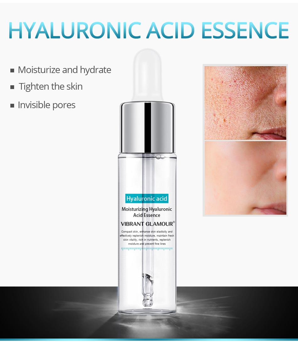 Hyaluronic Acid Face Serum Anti-Aging Shrink Pore Whitening Moisturizing