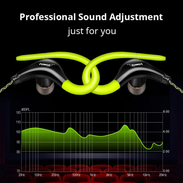 Sports Earphones Super Bass Sweatproof Running Headset With Mic Ear Hook 4
