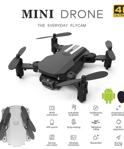 Mini Drone WiFi FPV with 4K HD Camera Aerial Photography Foldable