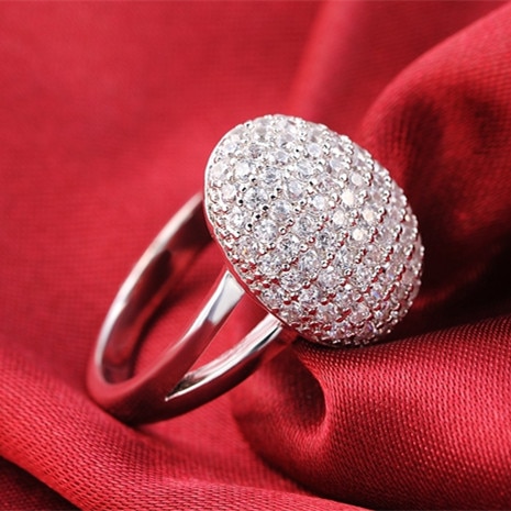 925 Sterling Silver Rings CZ Diamond for Women