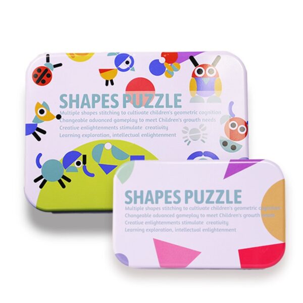 Geometric Shapes 3D Puzzles Wooden Jigsaw Puzzles 2