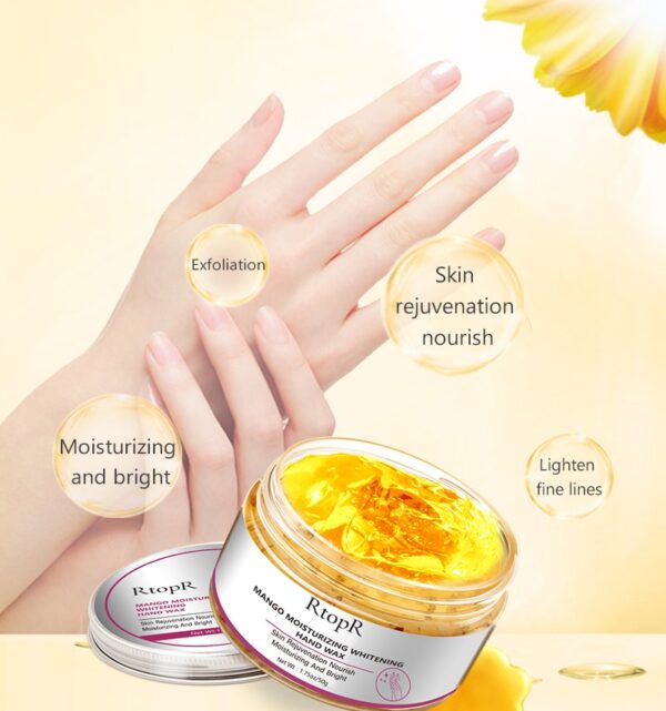 Mango Hand Mask Whitening Moisturizing Exfoliating Anti-Aging Hand Skin 4