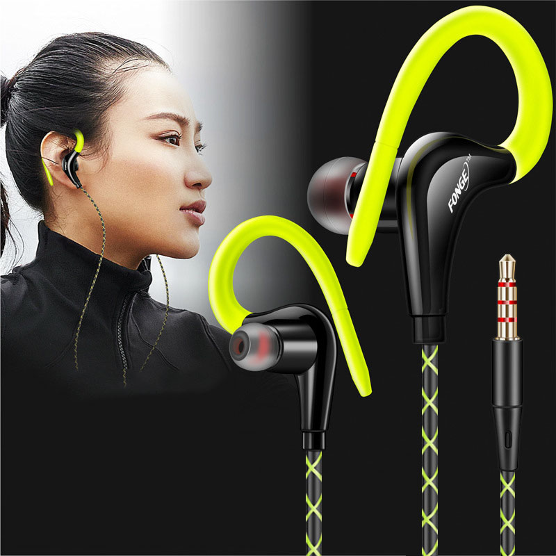 Ear Hook Style Earphone With Microphone For Xiaomi Samsung iPhone Huawei