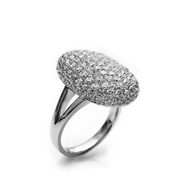 925 Sterling Silver Rings CZ Diamond for Women 5
